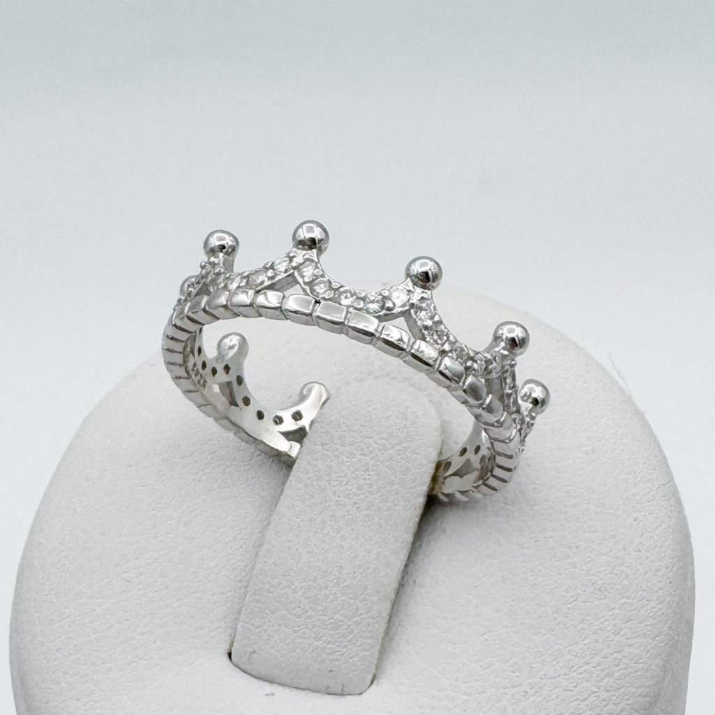 Stříbrný prsten KORUNKA